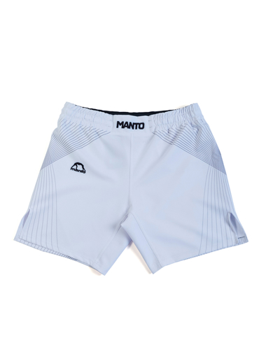 MANTO FLOW FIGHT SHORTS-WHITE